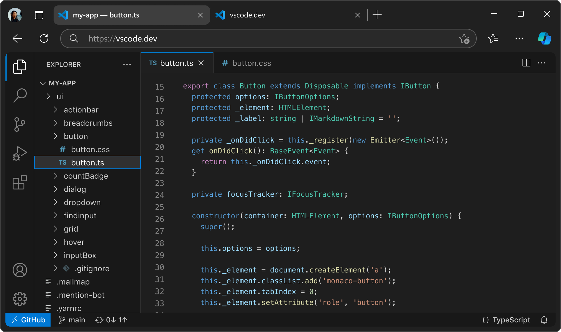 Code-OSS workspace
